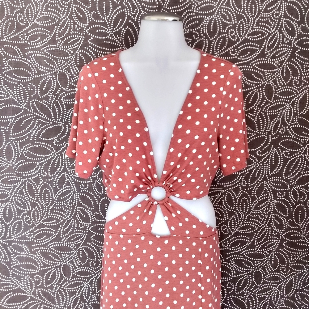 Ladies Polka Dot Dress Size 10 NWT